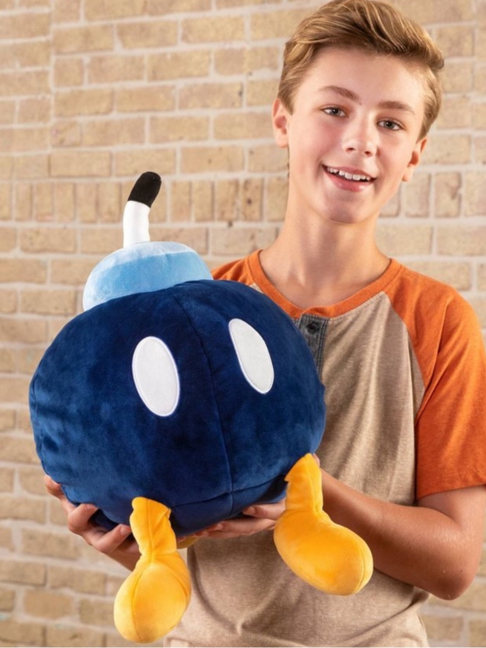 Super Mario Bob-Omb Bomb 15” Plush Toy by Club Mocchi Mocchi Nintendo